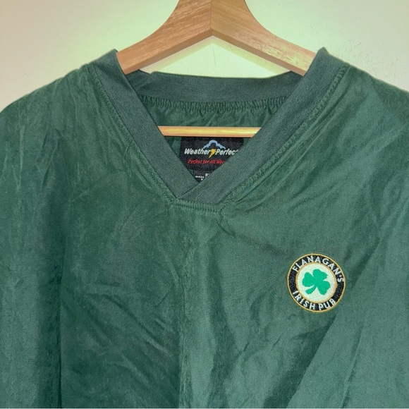 Men’s Weather Proof Brand Green Vintage Embroidered Sweater Vest Jacket Size: 2X - Picture 14 of 16